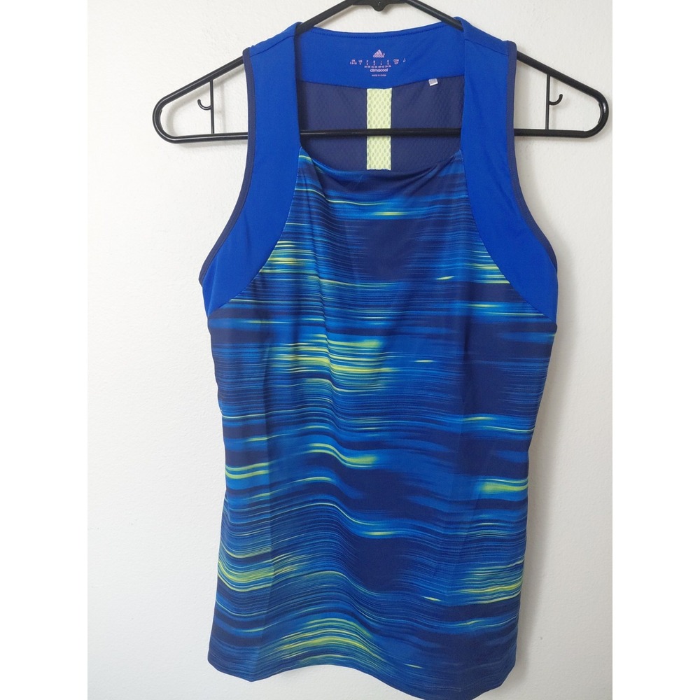 Adidas Women's Multicolor Climacool Gym Vest Sz Small Workout Joggjng